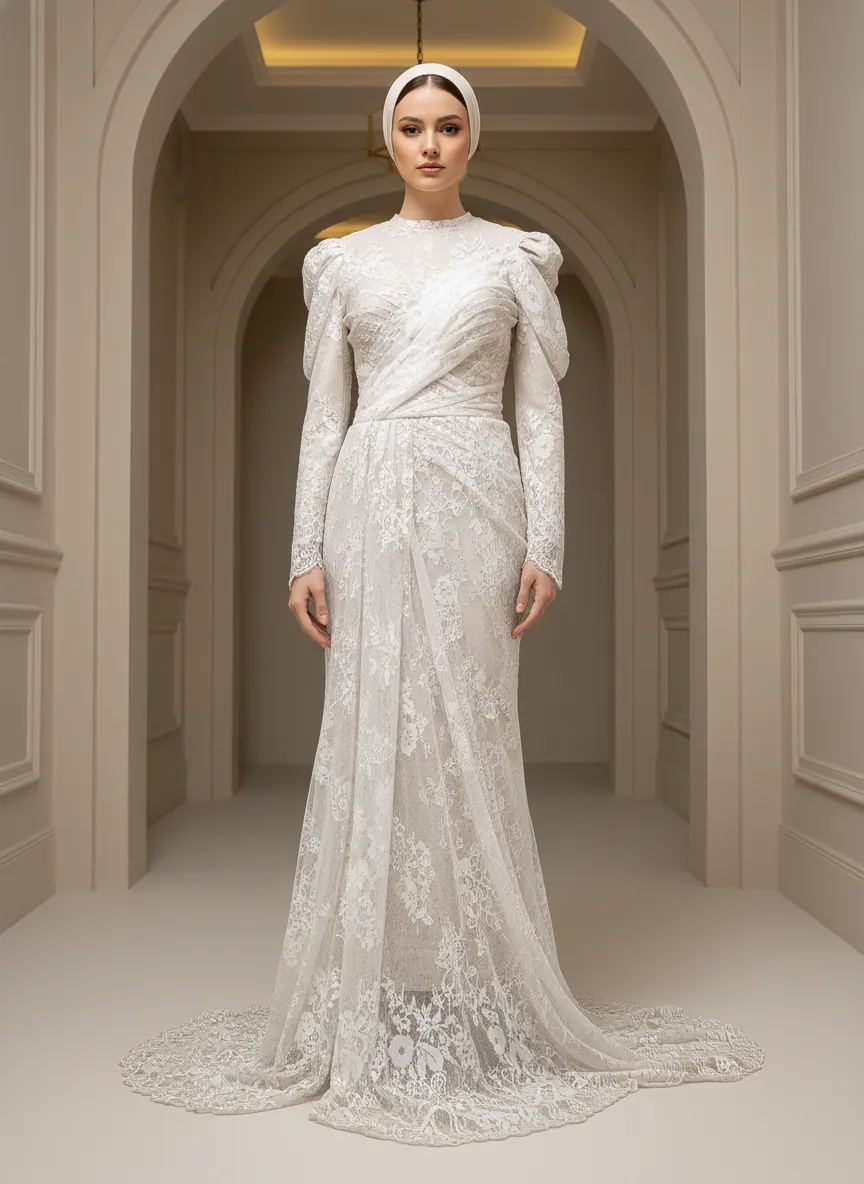 Elegant evening dress available for rent and sale from Mohamed Nada