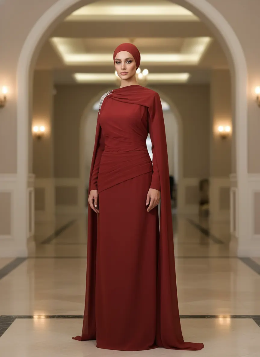 Elegant engagement dress available for rent and sale from Mohamed Nada